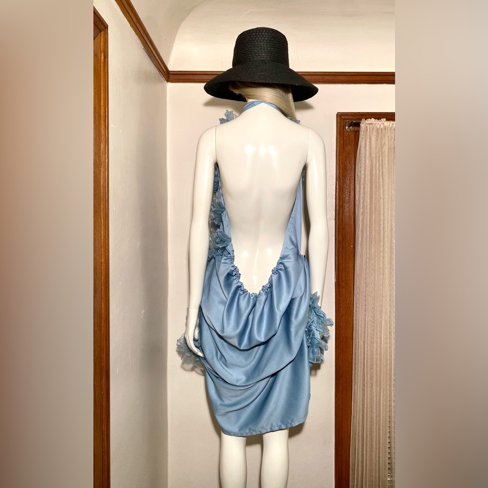 Rustic Halter Ruffle Dress - Sz Sm - Picture 9 of 13
